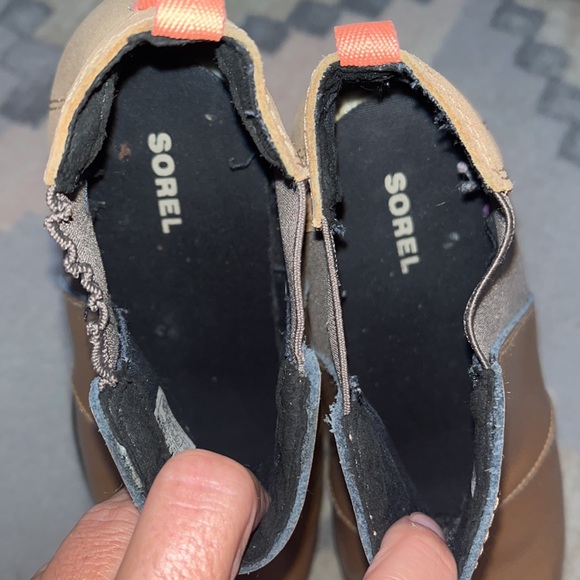 Sorel Joan of Arctic II Leather Sparkle Hidden Wedge Brown Boots. - Picture 13 of 13